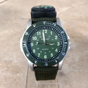 Green Mens Watch
